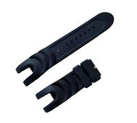 Genérico Correa de reloj caucho negro y azul compatible con pulsera Invicta Reserve Venom, accesorios cómodos(Black)