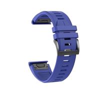Genérico Correa de reloj de ajuste rápido de 22 y 26 mm compatible con Tactix 7 AMOLED Delta Bravo Watchband/Quatix 7 7X 6 5 3 Band for deportes al aire libre de silicona(Style2 blue,QuickFit 26mm)