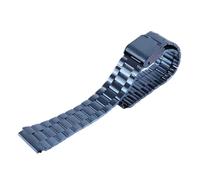 Genérico Correa de Reloj de Metal con Correa de Acero Inoxidable de 18mm for Pulsera Cuadrada pequeña A158/A159/A168/A169 /B650 /AQ230 /AE500W(BLU)