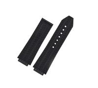 Genérico Correa de reloj silicona 26 x 19 mm y 24 17, compatible con la serie Classic Fusion Universe Big Bang for hombre mujer. Pulsera rayas verticales(B-black,24mm-17mm)