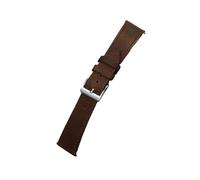 Genérico Correa de reloj Vintage for uso en la oficina, correa de piel de vaca de 18mm, 19mm, 20mm, 21mm y 22mm, pulsera de cuero Crazy Horse de liberación rápida(Dark Brown,21mm)