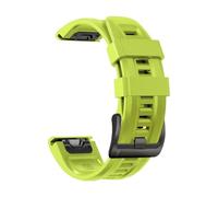 Genérico Correa de silicona de 26mm y 22mm for pulsera deportiva 8 PRO 8x 7X/6 6X/5 5x Puls/Enduro3/Tactix 8 Quatix/Epix Pro(Green,1PCS 26mm)