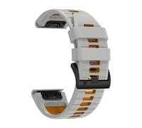 Genérico Correa de silicona de 26mm y 22mm for pulsera deportiva 8 PRO 8x 7X/6 6X/5 5x Puls/Enduro3/Tactix 8 Quatix/Epix Pro(A-Starlight Orange,1PCS 26mm)