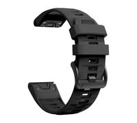 Genérico Correa de silicona de 26mm y 22mm for pulsera deportiva 8 PRO 8x 7X/6 6X/5 5x Puls/Enduro3/Tactix 8 Quatix/Epix Pro(B-Carbon Black,1PCS 22mm)