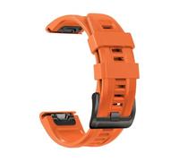 Genérico Correa de silicona de 26mm y 22mm for pulsera deportiva 8 PRO 8x 7X/6 6X/5 5x Puls/Enduro3/Tactix 8 Quatix/Epix Pro(Orange,1PCS 22mm)