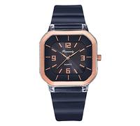 Genérico Correa Dial Reloj Mujer Silicona Reloj Mujer Reloj Digital Simples Reloj Mujer Automático Inteligente Relojes Reloj Nueve Reloj (Blue, One Size)