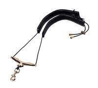 Genérico Correa Para El Cuello Soportes De Saxofón Cinturón Tenor Saxófono Sostenedor Del Saxofón Alto Hisopo De Saxofón Kit De Saxofón De Bolsillo Almohadilla De Saxofón Banda Black
