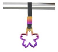 Genérico Correa Para Manilla De Coche Con Corazón,Asas con Anillos en Forma de Corazón | Bucles De Anillos Decoración Automotriz Para Parachoques Trasero En Autobús Camión Exterior E Interior