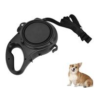 Generico Correa para perros de paseo, mascotas con botella de agua incorporada, cuenco plegable, dispensador de bolsas de caca, correa pequeña talla