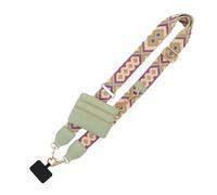 Genérico Correa para teléfono con cabestrillo, Cordón para teléfono con cabestrillo,Cadena antirrobo para con con cremallera | Versátil y elegante, soporte para de monedero con cadena para, p