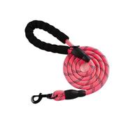 Genérico Correa Reflectante for Perros de 150 cm, Resistente y Duradera, Compatible con Grandes, pequeños, medianos(2PCS Red)