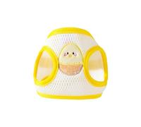 Genérico Correa Transpirable Yellow Chick for Perros y Gatos pequeños. Cinta mágica práctica for Salidas de Verano(Tian Green)