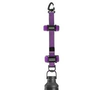 Generico Correas de extensión de mochila - Cordón de fijación de longitud ajustable para mochila - para herramientas de seguridad Senderismo Camping al aire libre Alpinismo, violeta, riferimento