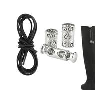 Genérico Correas Para Botas La Rodilla - Bandas Elásticas Ajustables Para Botas De 22 G, 1 Par De Cinta Antideslizante Para Bota | Garantía Antideslizante Que Mantiene Las Bota La Rodilla Seguras