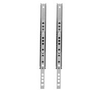 Genérico Correderas para Cajones de 17 MM de Ancho Guías Extensibles de Acero Rodamientos de Bolas Doble Dirección Longitud 182 MM 2 Piezas para Cajas Pequeñas y Muebles Compactos