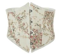 Genérico Corsé Bustier,CinturóN De Cintura para El Vientre CinturóN para Uso En Exteriores con Sello De Espina De Pescado Soporte para El Pecho Y La Cintura Corsé De Corte