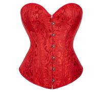 Genérico Corse Corset Mujer Fajas Bustier Corsé Overbust Gótico Vientre Plano Dieta Corset Top Waist Trainer Fajas Lencería Palacio Bandeau Halloween Carnava Cosplay Fiesta
