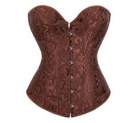 Genérico Corse Corset Mujer Fajas Bustier Corsé Overbust Gótico Vientre Plano Dieta Corset Top Waist Trainer Fajas Lencería Palacio Bandeau Halloween Carnava Cosplay Fiesta