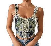 Genérico Corset Mujer Corsé Bustier Mujer Europeo Tradicional Corset Top For Boned Bustier Bodyshaper Seda Sculpting Shapewear Un Hombro Elegante Design Para Fiestas