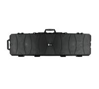 Genérico Corso Maleta Rígida Táctica MK2, para fusiles, Rifles y escopetas de Airsoft, Negro, 137cm, Polipropileno Reforzado, con Ruedas, Certificación IP67, Espuma EVA Personalizable