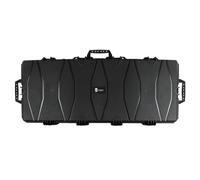 Genérico Corso Maleta Rígida Táctica MK2, Porta Fusil, Rifle o Escopeta de Airsoft, Negro, 122 x 51 x 18.5 cm, Polipropileno Reforzado, con Ruedas, Certificación IP67, Espuma EVA precortada