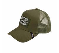 Genérico Corso Under The Black Flag Gorra Táctica, Verde Militar, Malla Transpirable con Parche PVC, Ajuste Universal