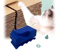 Genérico Cortador de cartón para rascadores de Gatos, Herramienta de Corte de cartón Impresa en 3D, Herramienta de Tiras de cartón para Gatos para Hacer un rascador de Gatos (Azul)