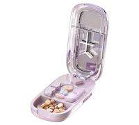 Genérico Cortador de Pastillas | Divisor Portátil de Medicamentos con Contenedor | Cortador y Almacenamiento Semanal para Escuela Hogar Hospital Viajes Enfermería y Uso Diario Todas Las Edades