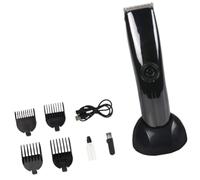 Genérico Cortapelos Eléctrico Recargable USB Cuchillas de Metal y Plástico, Afeitadora Segura y Cómoda para Uso Profesional y Doméstico
