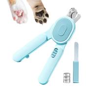 Generico Cortaúñas para gatos - Aseo profesional con luz LED, cortaúñas para gatos con cortapelos | para cachorros y perros de gran tamaño, uso doméstico, baño, viajes, camping
