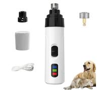 Genérico CortaúñAs para Perros (2025), Herramienta para Alisar Las Patas De Tus Mascotas, Recargable por USB, InaláMbrico, con Cabezales De Repuesto