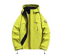Genérico Cortavientos Hombre - Chaqueta informal cortavientos ligero utilitaria para otoño diseñada con estilo casual y funcionalidad práctica para el hombre moderno que busca comodidad diaria