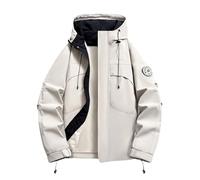 Genérico Cortavientos Hombre - Chaqueta informal cortavientos ligero utilitaria para otoño diseñada con estilo casual y funcionalidad práctica para el hombre moderno que busca comodidad diaria