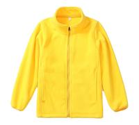 Genérico cortavientos Niños impermeable Student Hardshell Jacket Fleece Inner Bladder Boys And Girls School Three In One Cardigan Warm Spring And Otomn Winter Children's Coat Suéteres Niños, amarillo