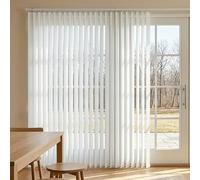 Genérico Cortina Lamas Verticales Persiana Veneciana Opaco Privacidad Estores Verticales Regular La Luz Cortina Corredera para Balcón Puertas Ventanas 50cm 150cm 250cm 300cm(220cmW x 360cmH)