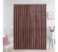 Genérico Cortina Opaca con Ganchos Terciopelo Rosa Envejecido 290x245cm,Casa y jardín,Decoración,Tratamientos de la Ventana,Cortinas y visillos-134527