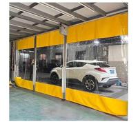 Genérico Cortinas industriales para Zonas de Lavado: Cortinas divisorias duraderas para garajes, lavaderos de Coches y almacenes, soluciones eficientes para la gestión de Espacios Exteriores.