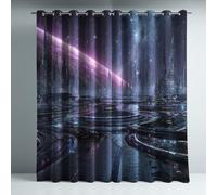 Genérico Cortinas Opacas Térmicas Aislantes Verde 135 x 240 cm, Dragon Chino Mar Rayo Juego de 2 Piezas con Ojales, Protección Solar y Anti-Ruido, Cortinas Decorativas para Dormitorio y Salón