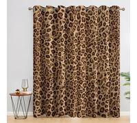 Genérico Cortinas Salon Estampado de Leopardo, 140x200 cm 2 Piezas - Cortinas Dormitorio Opacas Guepardo Animales Piel Ventana Decoracion Habitacion, con Ojales, Blackout Curtains L&M106