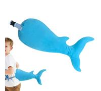 Genérico Cosplay Costume - Plush Shark Tail Kids Dress Up, Soft Fabric Tail Accessory | Role-Playing Outfit For Stage Shows Birthday Parties School Events Holiday Gatherings And Themed Activities