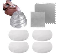 Generico Costilla serrada, kit de cortador de acero inoxidable | Costillas para arcilla, para principiantes, estudiantes, profesores, escuelas domésticas, estudios, proyectos artísticos