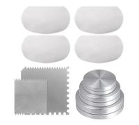 Generico Costilla serrada - Kit de herramientas de acero inoxidable para manualidades - Costillas para arcilla, para principiantes, estudiantes, profesores, escuelas domésticas, estudios, proyectos