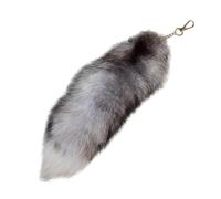 Genérico Costrista De Llavero Tail - Llavero De Cola De Lobo, De Cola De Piel Sintética | Lindo Juguete Colgante De Cola De Cola De Zorros | Anime Plush Toy Animales De Peluche Muñeca, Llave De