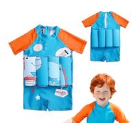 Genérico Costume Da Bagno - Gallegiante per Il Bambino | Sicurezza Costume Gallegiante Maniche Corte | Look Divertente Da Bagno con Galleggiante Integrato per Bambini Beach Estivo