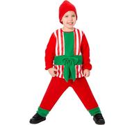 Genérico Costume Kids Gift Box Boys Christmas Cosplay Outfit | Kids Gift Box Cosplay Costume Boy Girls Christmas Party, Set For Family Photos Home School Events Celebration