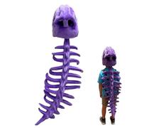 Genérico costumes de squelette de dinosaure effets sonores réalistes adultes contenu de performance sur scène tenue de cosplay costume squelette réaliste effet sonore en peluche Halloween carnaval