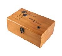 Genérico Costurero Madera Retro - Hilos 21.5x13.5x9cm, Cofre 700g Clasico | Cierre Metal Amplio Espacio Guardado Diseño Fino, Bobinas Agujas Tijeras Clasificador Presente Casa for Baño Familia
