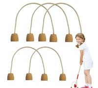 Genérico Cotton Wood - Set di 5 Porte da Croquet 18x15 cm | Anelli morbidi per la famiglia del giardino | esterni flessibili per Bambini e adulti Obiettivi di gioco leggeri da allestire