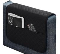 Genérico Couch Armrest Organizer - Sofa Arm Rest Cover With 6 Pockets, Waterproof Chair Caddy For Remote Control, Phone, Book, Storage, Anti-Slip Armchair Storage Bag For Living Room & Bedroom