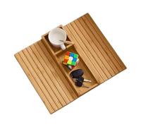 Genérico Couch Cup Holder Tray, Foldable Sofa Armrest Table, Non-Slip Couch Organizer Caddy For Drinks, Phone, Remote & Snacks Space-Saving Design, Made from Materials with A Sleek